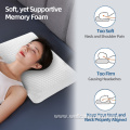 Memory foam memory gel pillow